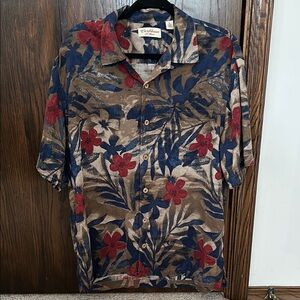 Caribbean men’s silk blend shirt